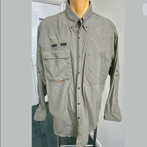 VINTAGE 90s LEWIS CREEK LANAI PINE SPORTING SKEET CLAYS RIFLE SHOOTING SHIRT XL